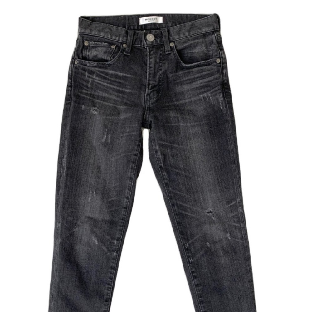 MOUSSY VINTAGE Velma Comfort Stretch Jeans in FADED BLACK SIZE 24 - Picture 8 of 16